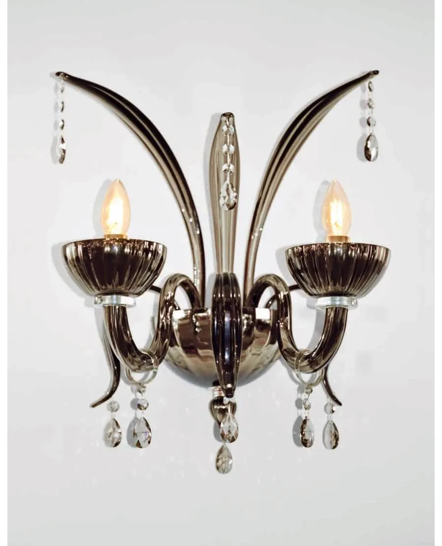 obrazek 1 Elegancka lampa ścienna ze szkła Murano - Lucevetro