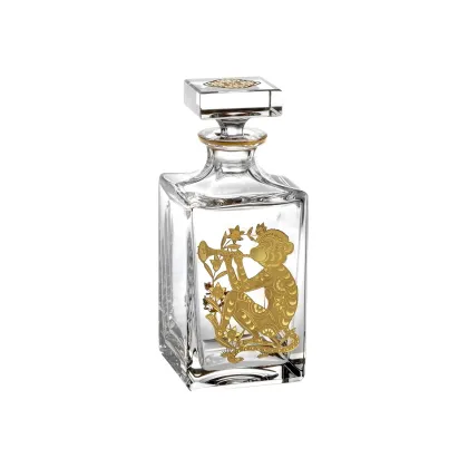 Zdjęcie Luksusowa karafka do whisky Golden ze złotym motywem małpy - Vista Alegre