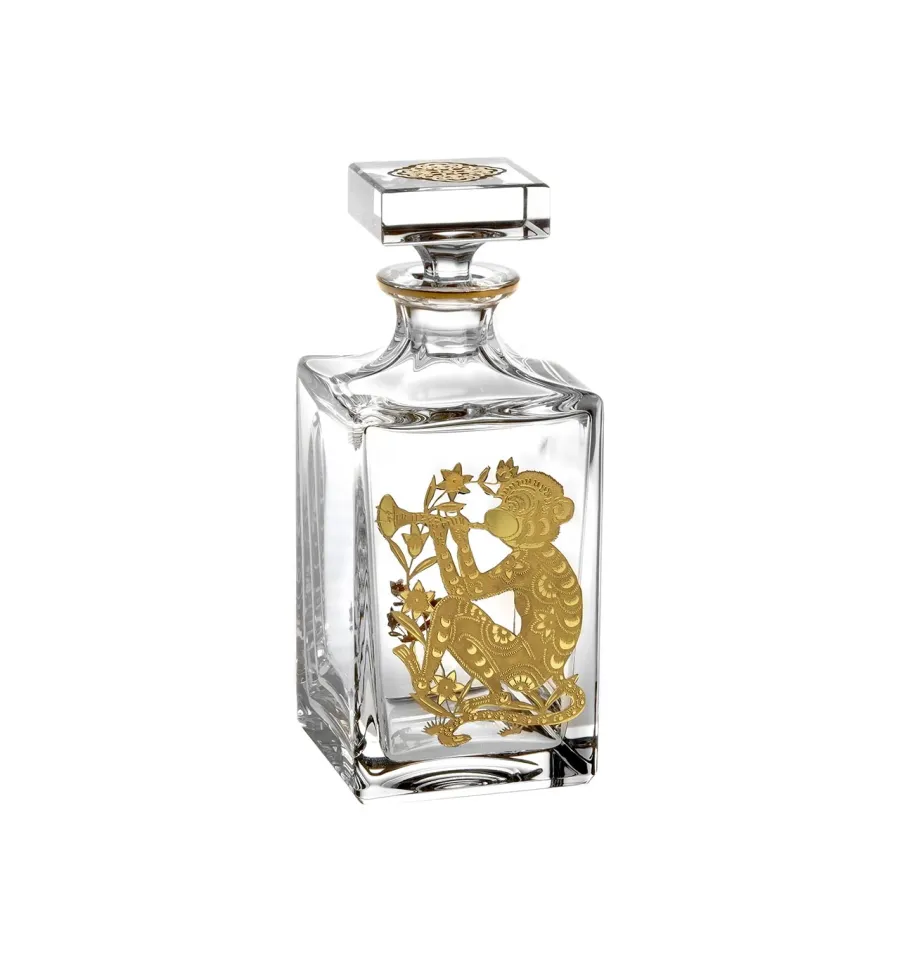 obrazek 1 Luksusowa karafka do whisky Golden ze złotym motywem małpy - Vista Alegre