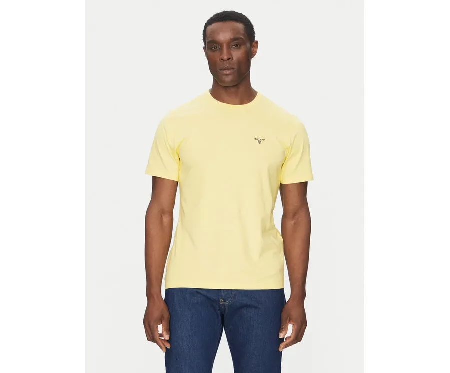 obrazek 1 Barbour T-Shirt Essential Sports MTS0331YE36 Żółty Tailored Fit