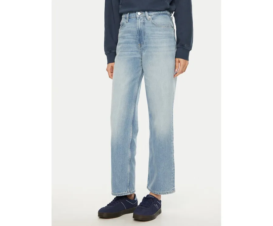 obrazek 1 Tommy Jeans Jeansy Layla DW0DW19581 Niebieski Straight Fit