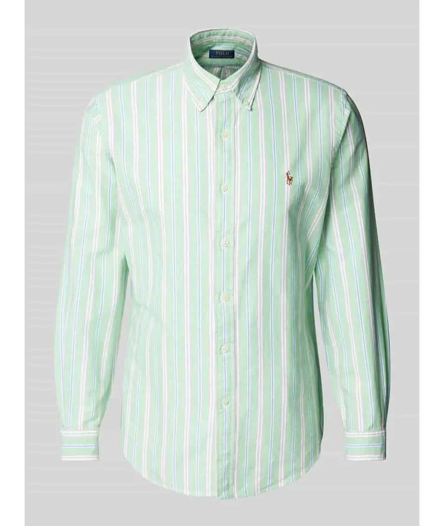 obrazek 1 Koszula casualowa o kroju custom fit z kołnierzykiem typu button down