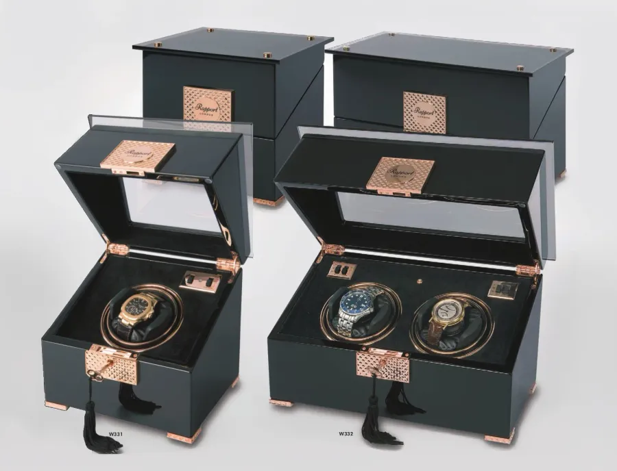 obrazek 4 Rotomat na dwa zegarki Black Rose Duo W332