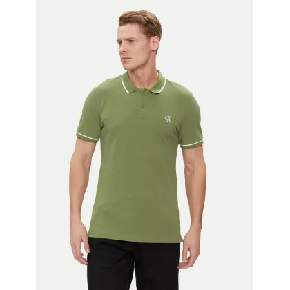 Zdjęcie Calvin Klein Jeans Polo J30J315603 Zielony Slim Fit