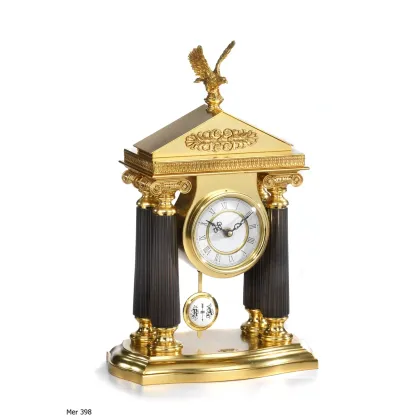 Zdjęcie Zegar z pozłacanego brązu