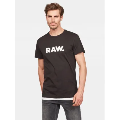 Zdjęcie G-Star Raw T-Shirt Holorn D08512-8415 Czarny Regular Fit