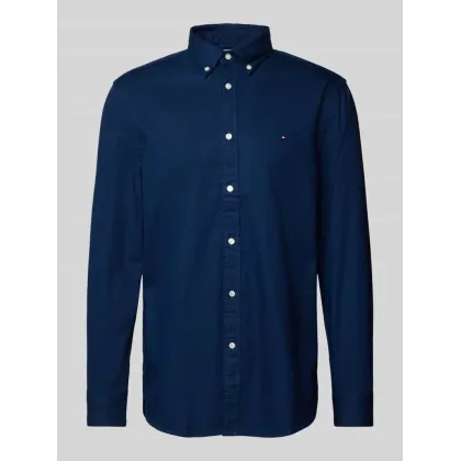 Zdjęcie Tommy Hilfiger Koszula Flex Dobby MW0MW37578 Granatowy Slim Fit