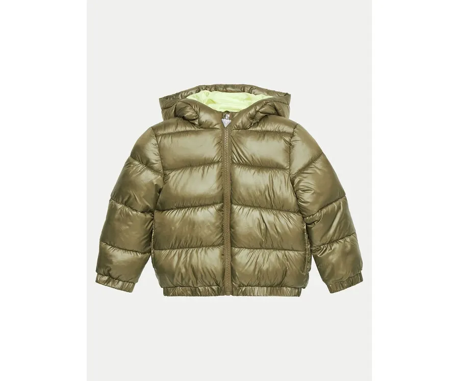 obrazek 1 Guess Kurtka puchowa N4BL01 WEGY0 Zielony Relaxed Fit