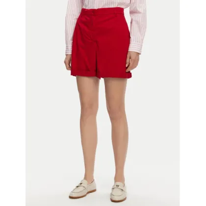 Zdjęcie Tommy Hilfiger Szorty materiałowe WW0WW42457 Czerwony Regular Fit