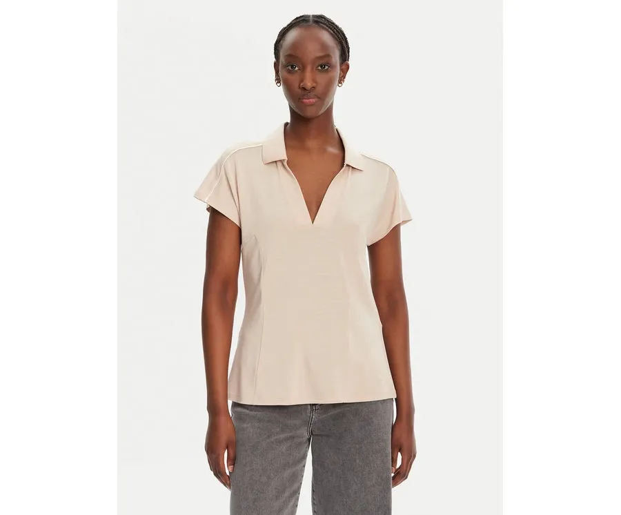 obrazek 1 Liu Jo Sport T-Shirt TA5183 J4883 Beżowy Regular Fit