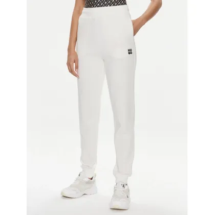 Zdjęcie Hugo Spodnie dresowe Nelfinia 50522417 Biały Regular Fit HUGO