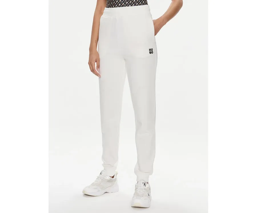 obrazek 1 Hugo Spodnie dresowe Nelfinia 50522417 Biały Regular Fit HUGO