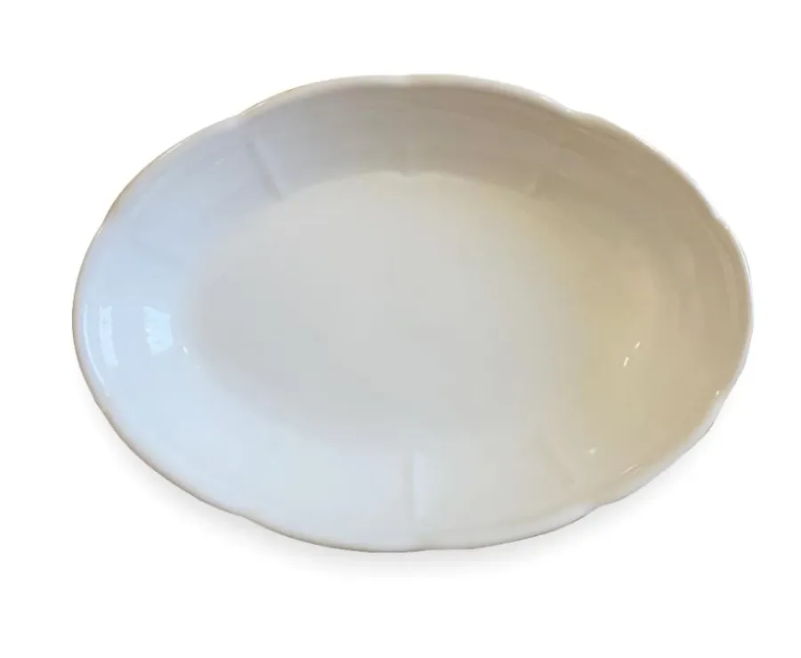 obrazek 3 Ceramiczna taca owalna ozdobiona girlandami