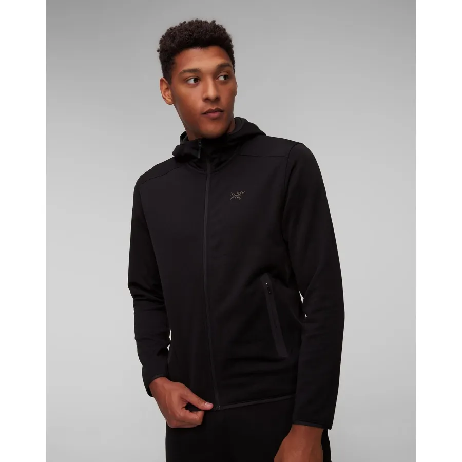 obrazek 1 Czarna Męska Bluza Midlayer Z Kapturem Męska Arcteryx Kyanite