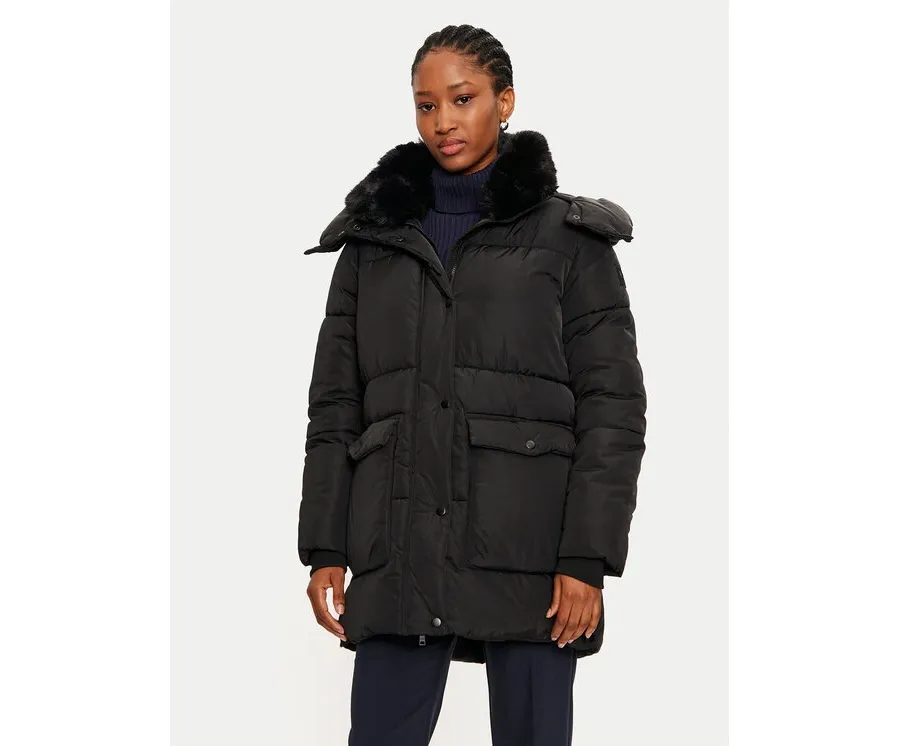 obrazek 1 Rinascimento Kurtka zimowa CFC0118343003 Czarny Loose Fit