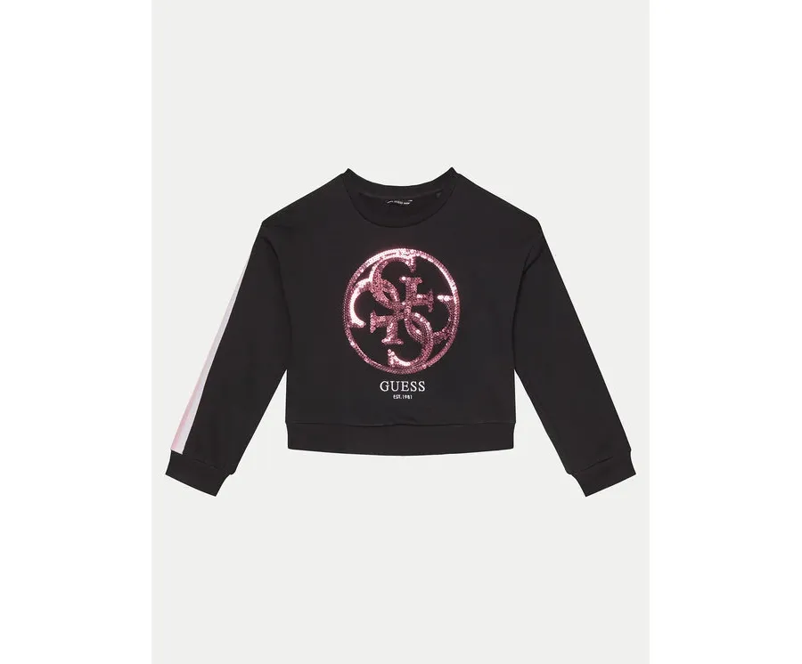 obrazek 1 Guess Bluza J5RQ02 KAD74 Czarny Regular Fit