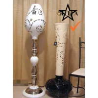 Zdjęcie Ekskluzywna ceramiczna lampa do salonu