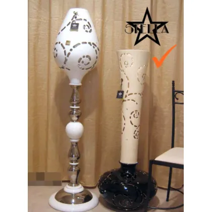 Zdjęcie Ekskluzywna ceramiczna lampa do salonu