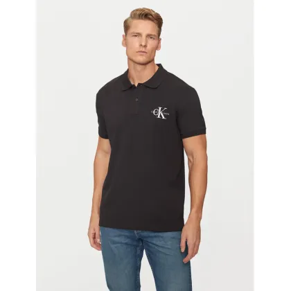 Zdjęcie Calvin Klein Jeans Polo Monologo J30J325664 Czarny Regular Fit