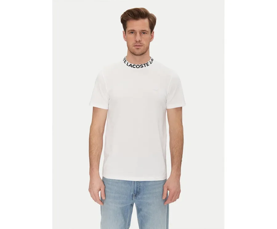 obrazek 1 Lacoste T-Shirt TH9582 Biały Regular Fit