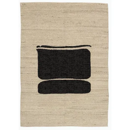 Zdjęcie Beżowy geometryczny dywan do eleganckich wnętrz - Sartori Rugs