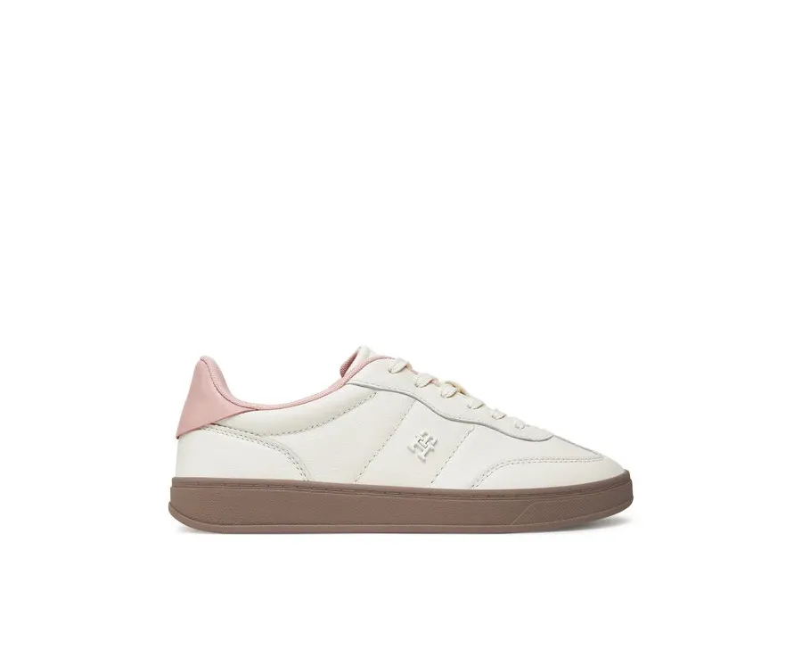 obrazek 1 Tommy Hilfiger Sneakersy Th Premium Heritage Sneaker FW0FW08755 Écru