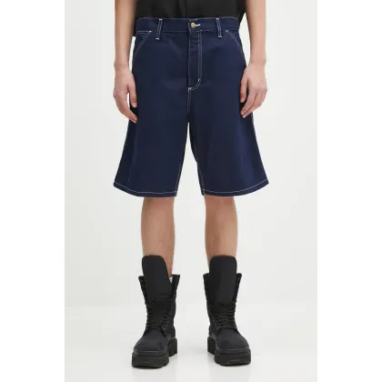 Zdjęcie Carhartt WIP szorty jeansowe bawełniane Simple Short męskie kolor granatowy I033333.012Y