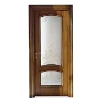 Picture Antique Italian doors with natural wood finish