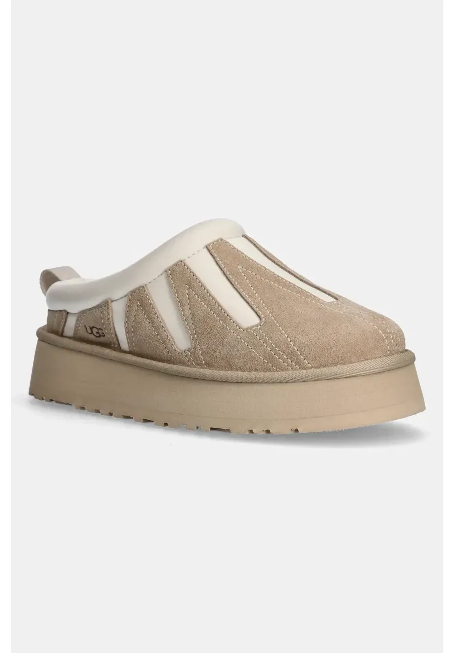 obrazek 1 UGG kapcie Tazz Sunwave kolor beżowy 1167655-MDSD