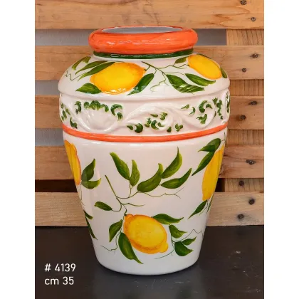 Picture A beautiful decorative ceramic vase from an Italian manufacturer