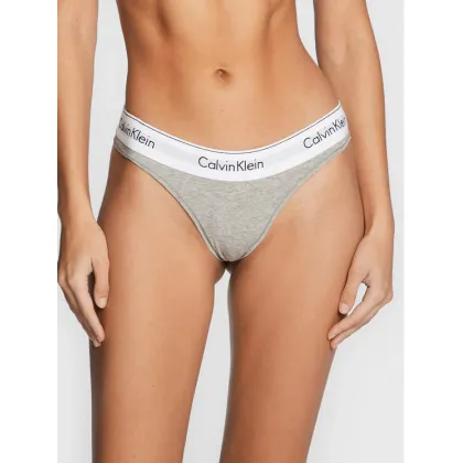 Zdjęcie Calvin Klein Underwear Figi brazylijskie 000QF5981E Szary