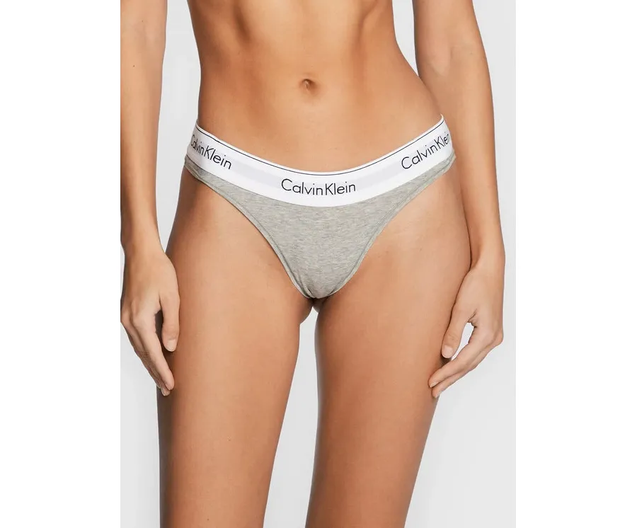 obrazek 1 Calvin Klein Underwear Figi brazylijskie 000QF5981E Szary