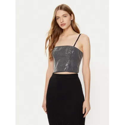 Zdjęcie Guess Top W5RH0G WGX40 Srebrny Slim Fit