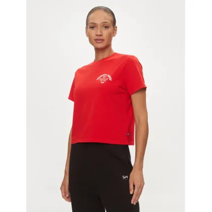 Zdjęcie Tommy Jeans T-Shirt Retro DW0DW17831 Czerwony Boxy Fit