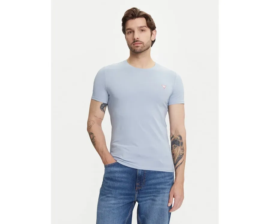 obrazek 1 Guess T-Shirt M2YI24 J1314 Błękitny Slim Fit