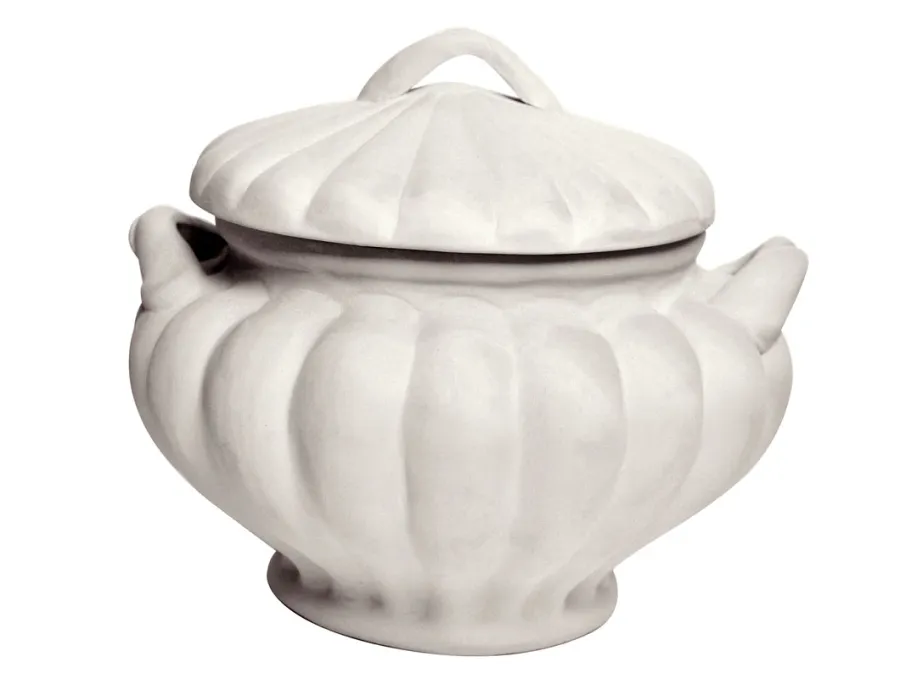 obrazek 1 Bajeczna ceramiczna biała waza na zupę - Virginia Casa