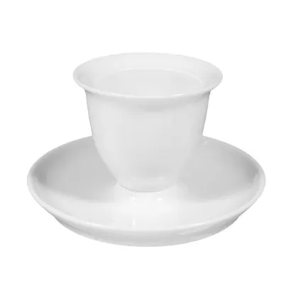 Zdjęcie Stylowy porcelanowy kieliszek na jajko w stylu klasycznym - Tettau