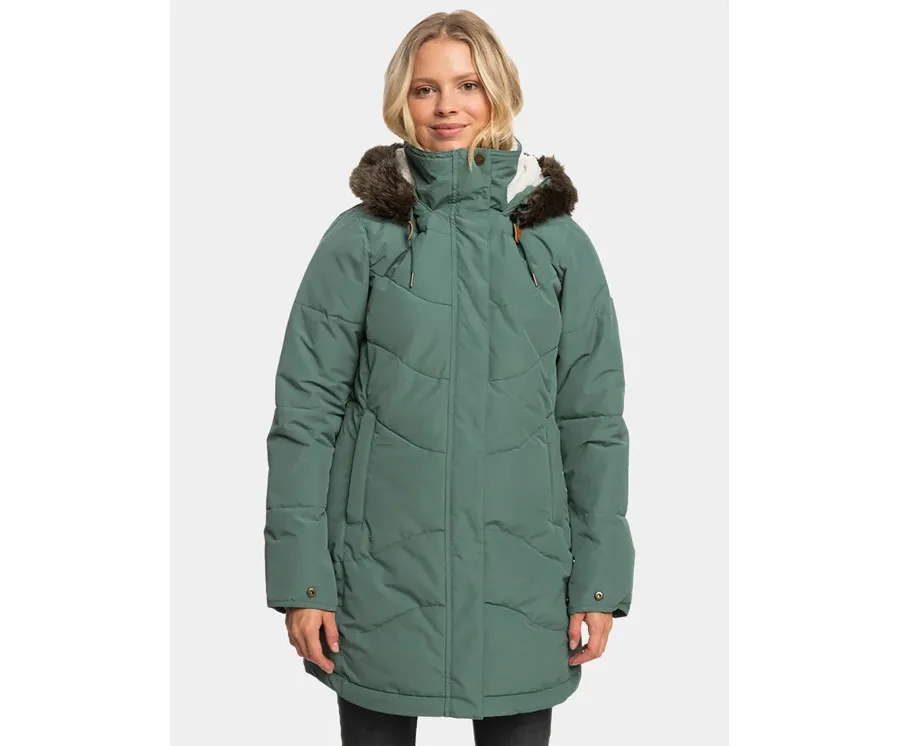 obrazek 1 Roxy Kurtka puchowa Ellie Jk Otlr ERJJK03554 Zielony Regular Fit