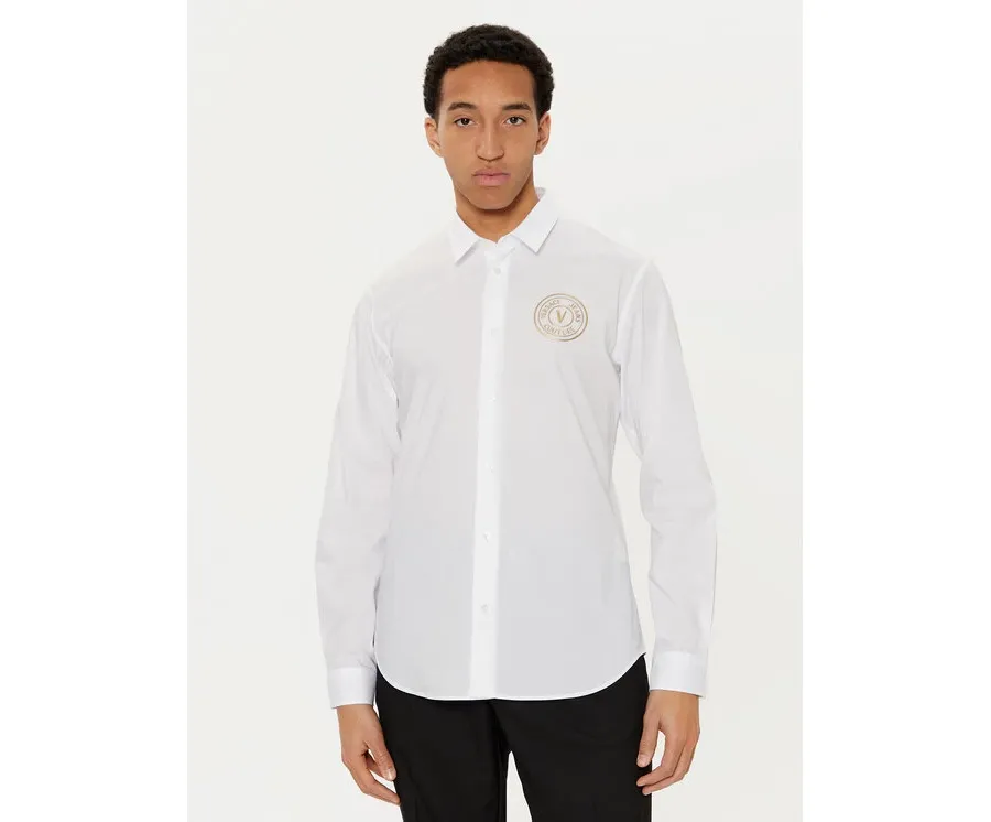 obrazek 1 Versace Jeans Couture Koszula 78GALYS1 Biały Slim Fit
