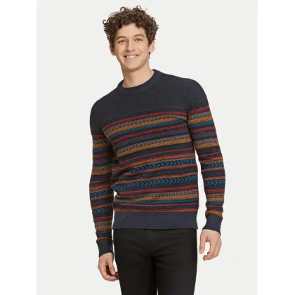 Zdjęcie Lindbergh Sweter 30-80042 Granatowy Slim Fit