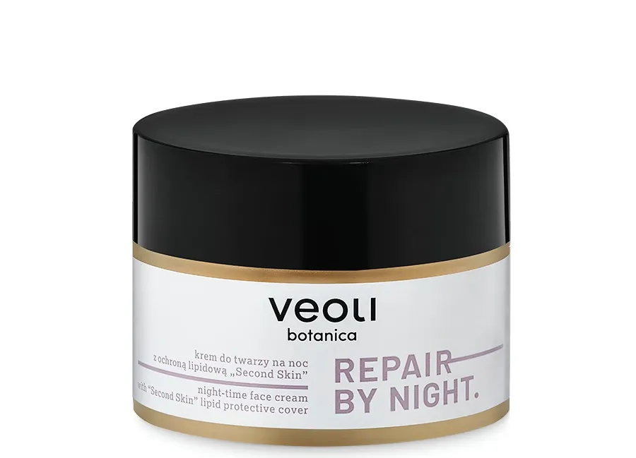 obrazek 1 Veoli Botanica Repair By Night Krem do twarzy na noc z ochroną lipidową Second Skin 50 ml
