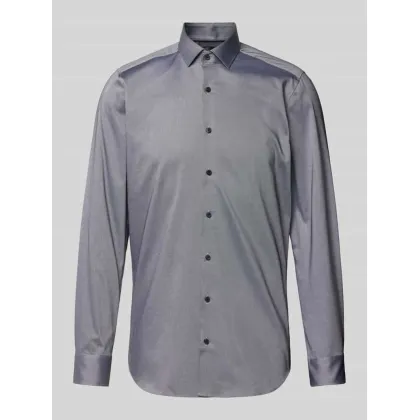 Zdjęcie Koszula biznesowa o kroju slim fit z drobnego twillu