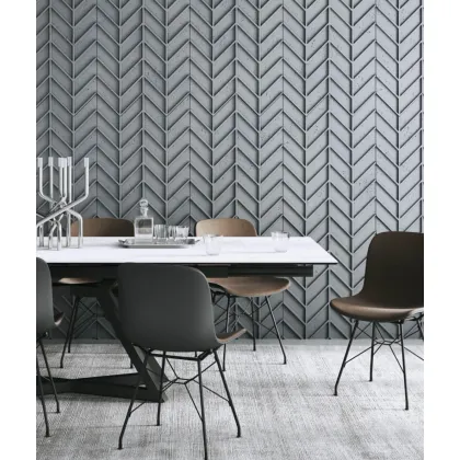 Zdjęcie 93,9x60 cm VT - PB47 (S96 ciemny szary) JODEŁKA - Panel dekor 3D beton architektoniczny