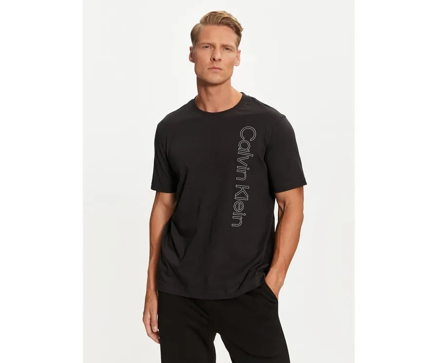 obrazek 1 Calvin Klein Performance T-Shirt 00GMF4K113 Czarny Regular Fit