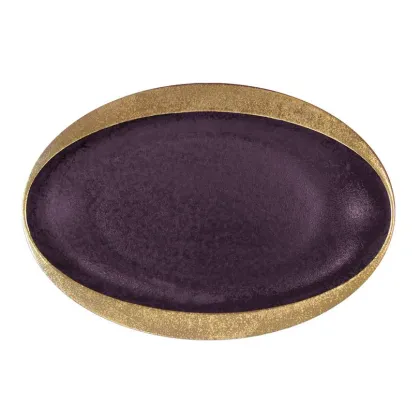 Zdjęcie Luksusowy półmisek porcelanowy Golden Velvet