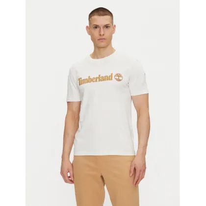 Zdjęcie Timberland T-Shirt TB0A5UPQ Écru Regular Fit