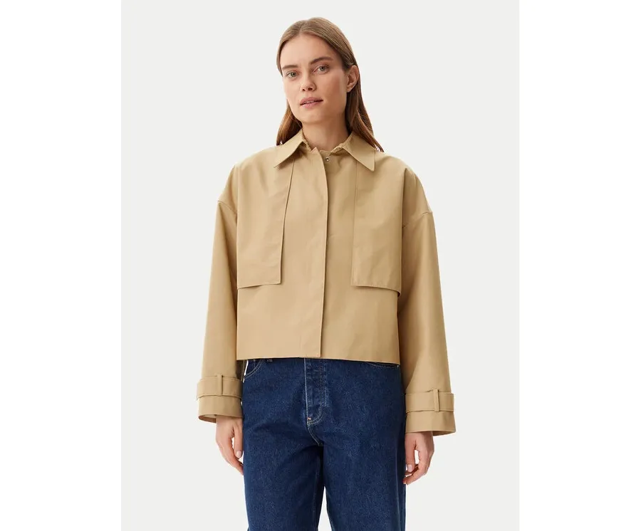 obrazek 1 Calvin Klein Kurtka przejściowa K20K208379 Beżowy Relaxed Fit