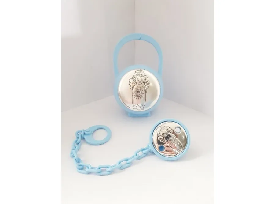 obrazek 1 eleganckie Etui i zawieszka na smoczek Aniołek z latarenką 7x11