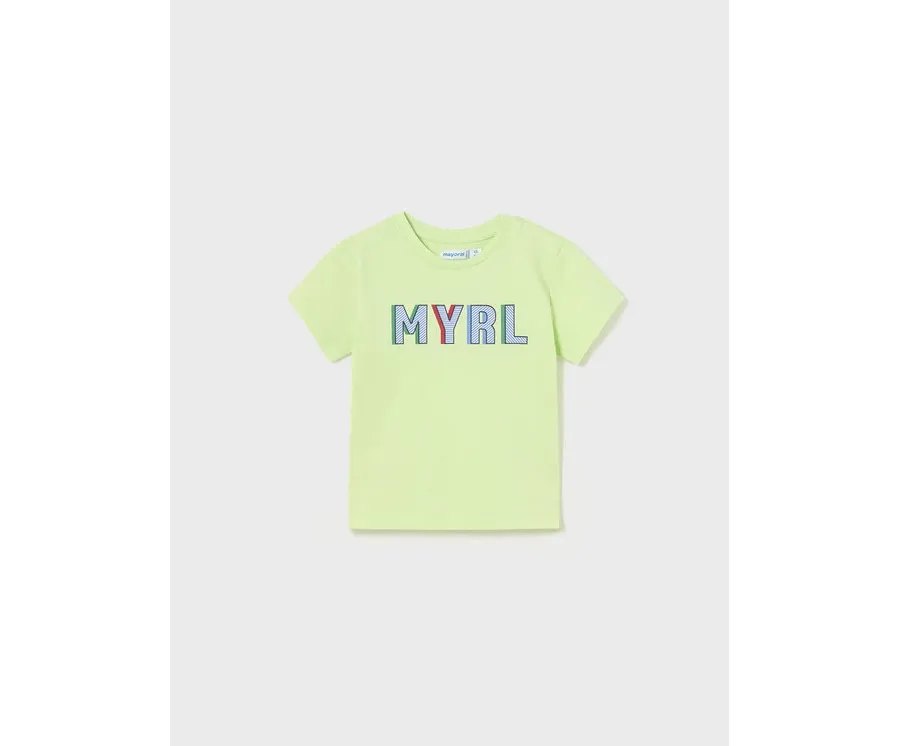 obrazek 1 Mayoral T-Shirt 106 Zielony Regular Fit