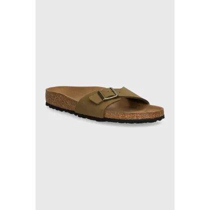 Zdjęcie Birkenstock klapki Madrid damskie kolor zielony 1027974